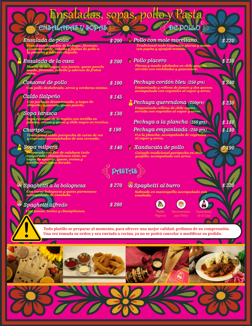La Guarecita San Agustín Menu - Image 4