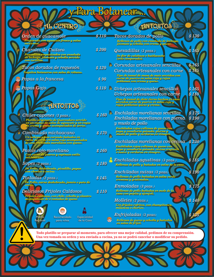 La Guarecita San Agustín Menu - Image 5